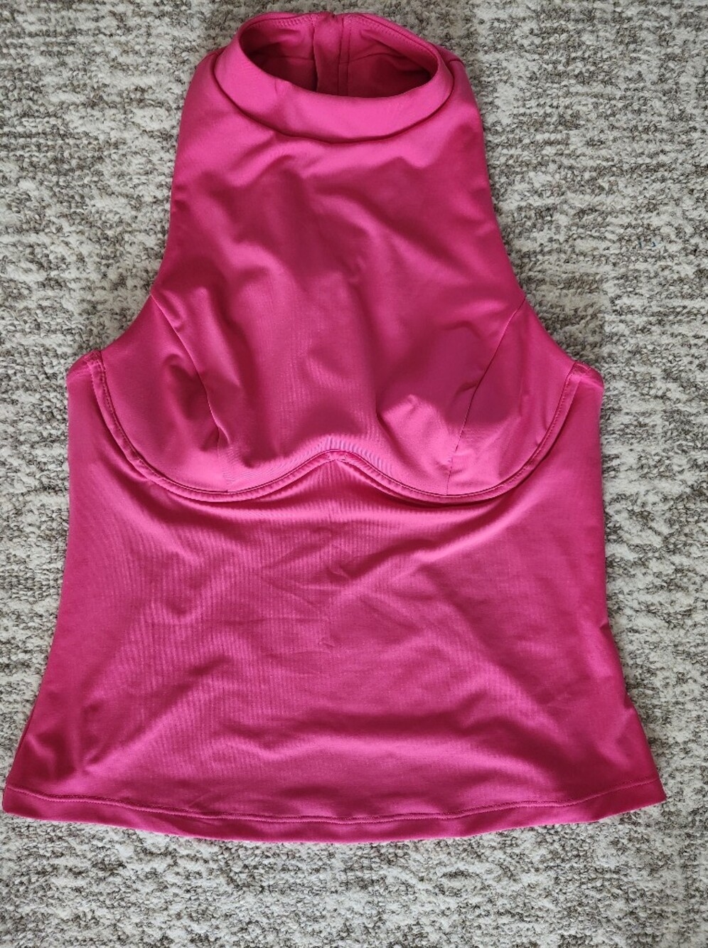 Athleta Fuchsia High-Neck Bandeau Camisole Size 34B/C New